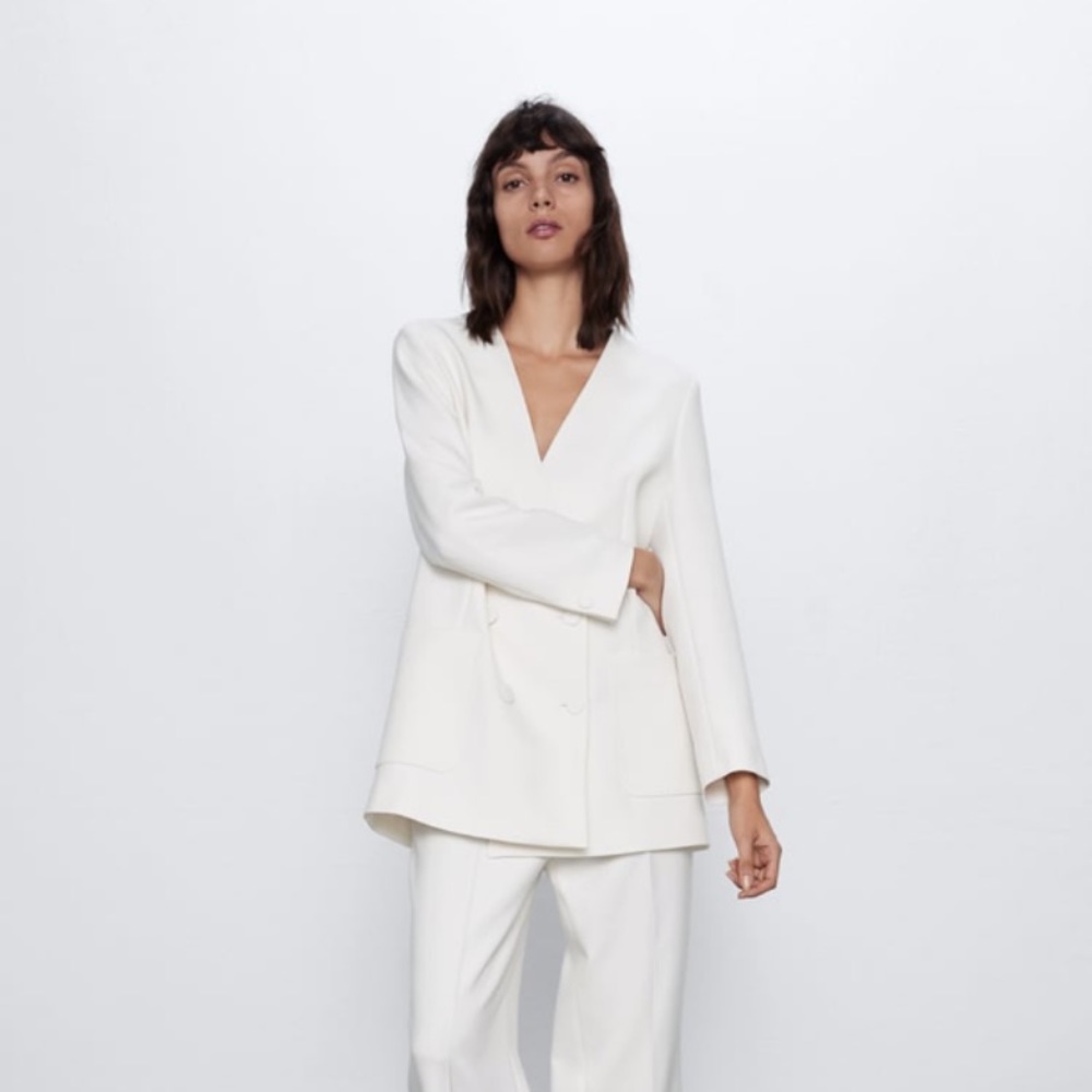 Zara double breasted blazer